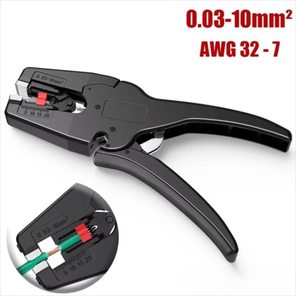Mini Automatic Wire Stripper 2 in 1 Cutting Pliers Stripping Pliers for 0.03-10mm2 Cable Cutting