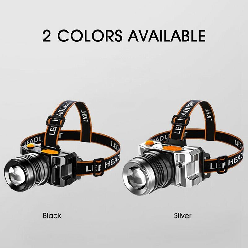 Powerful Headlamp Rechargeable Led Head Lamp Zoom Headlight 18650 Fishing Front Led Head Flashlight Torch