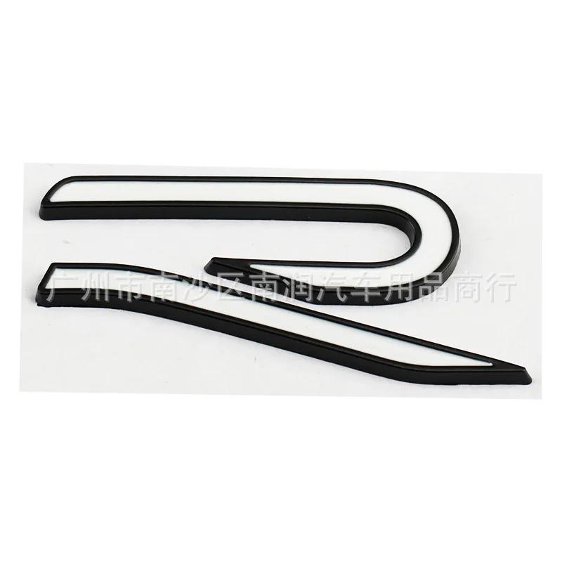 RSQ1 VW 2026 Hot New R Emblem Car Metal Body Tail Trunk Sticker Car Grill Badge Emblem For Volkswagen VW GTI Rline Polo Golf MK8 Toua