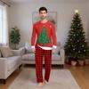 Christmas Prints Family Matching Long Sleeve Tops+Pants Set Family Matching Sets