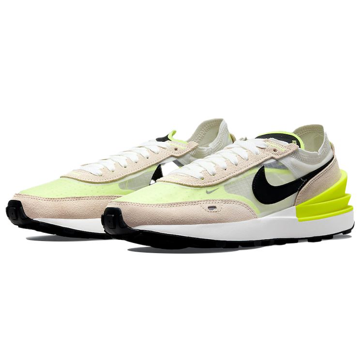 Nike  Waffle One Summit White Volt Women Sneakers Rattan Black DN4696-101