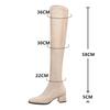 Fashion Fashion Over The Knee Boots Women 2025 Autumn Winter New High Botas Mujer Khaki Suede Pumps Sock Shoes High Heels Boots Black