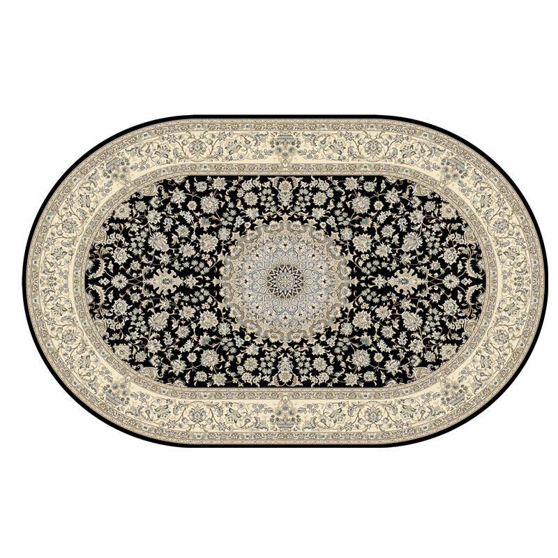 Persian Style Oval Carpet Living Room Sofa Carpet Bohemian Homestay Floor Mat Sofa Carpet
