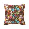 Custom Chocolate Donut Doughnut Cushion Covers Funny Pattern Food Soft Nordic Pillow Case Home Decor