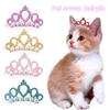 Puppy Accessories Cat Grooming Pet Headwear Crown Shape Hair Clip Dog Bowknot Bow-tie Hairpin