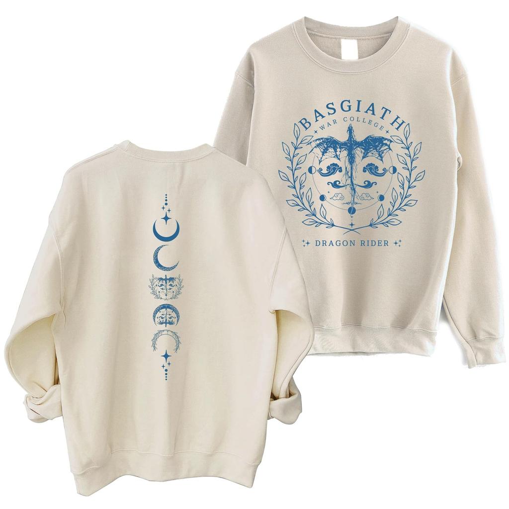 Women's Fashion Casual Round Neck Loose Long Sleeve Fourth Sweatshirt Printed Sweatshirt