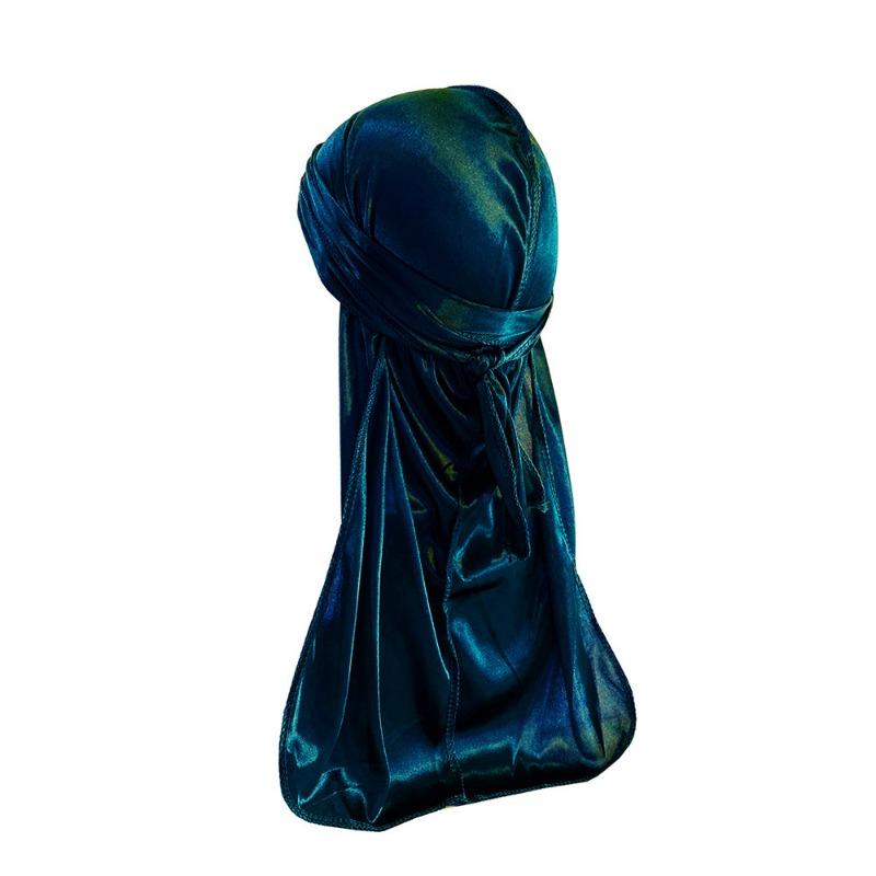 Уличный танцевальный велоспорт шарф на голову на резинке эластичный утолщенный плотный легкий тканевый длинный хвост шляпа SILKY DURAG