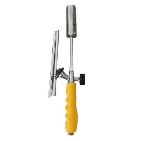 Outdoor Weed Torch with Detachable Long Arm Adjustable Flame Control Valve Weeding Blow Torch Flame Thrower Camping Propane Weed Burner