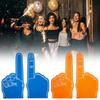 2 Part Oversized Cheer Hand Gloves Showy Foam Fingers For Stadium Event And Concert Festivities