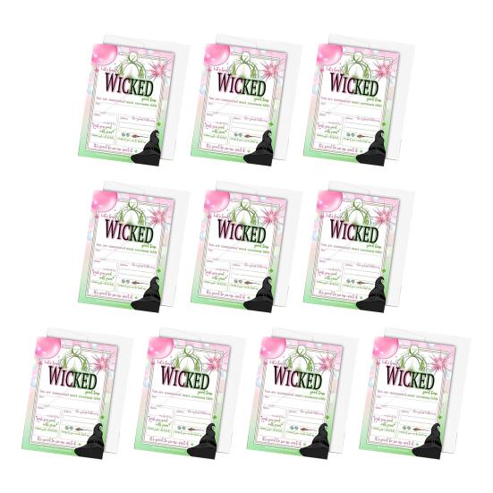 10/15 шт. Приглашения на день рождения Давайте весело проведем время Пригласительные открытки с конвертами для мальчиков и девочек Товары для вечеринок