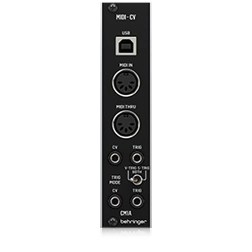 Behringer CM1A Modular Synthesizer Module, Eurorack Compatible, MIDI To CV Converter Module with S-Trigger/V-Trigger Switching and Multiple Modes, Bla