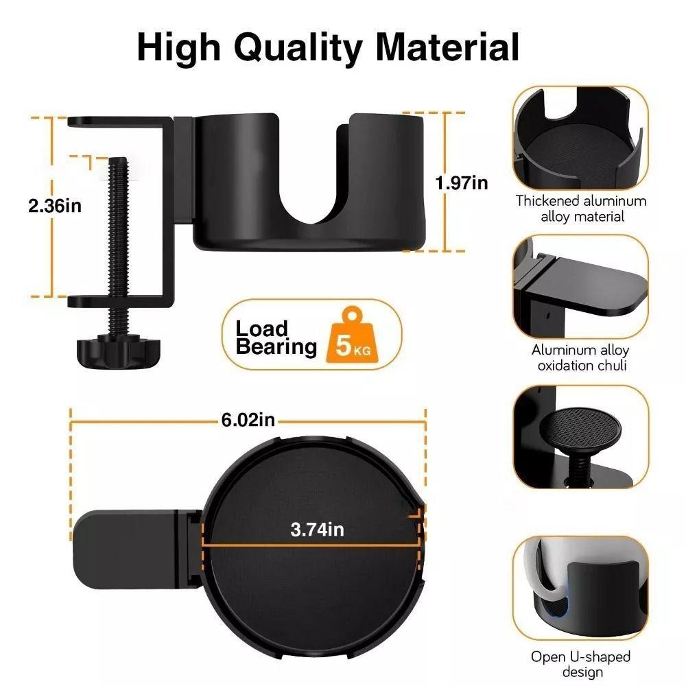 Adjustable Large Cup Mug Holder Removable Desk Drink Bottle Holder Desk Cup Holder Clamp