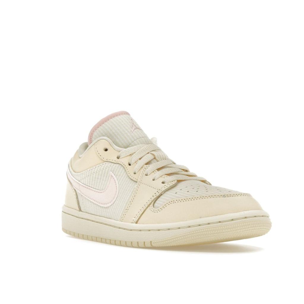 Air Jordan 1 Low SE Muslin Legend Pink Women Sneakers Tan Sail Coconut-Milk FQ1925-100