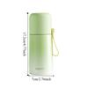 Creative Gradient Design Thermos Cup Leak-Proof High Appearance Insulated Cup Stainless Steel Double Lid Cup Daily Use