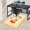 1pc, Winnie the Pooh Heart-Shaped Office Chair Mat - Cute Home Decor Rug for Room, Gift Idea for Friends, Outdoor Carpet for PlayroomP188