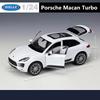 AABKP1 WELLY 1:24 Porsche Macan Turbo SUV Alloy Car Model Diecast Metal Toy Vehicles Car Model High Simulation Collection Children Gift