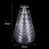 4/6/10 Tiers Macaron Tower Display Stand Wedding Desserts Display Rack Holder Cupcake Tree Birthday Party Cake Decorating Tools