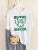 Hawkins High School 1986 Prints TShirts Women Summer Loose Short Sleeve Tops Soft ONeck T Shirt Basics Comfortable Clothes