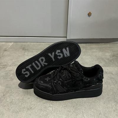 Весенние новые студенческие повседневные корейская версия трендовые нишевые ретро кеды женские ins уличная съемка мода Харадзюку обувь-буханка