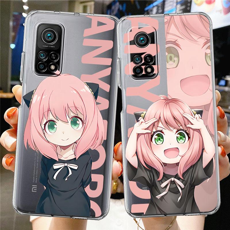 SPY X FAMLY прозрачный чехол для Xiaomi Mi Poco X3 NFC M3 Pro F3 F1 11 Lite 12 Redmi Note 10 9S 8 7 9 мягкий чехол для телефона