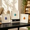 3D Relief Frame Decorative Figurine Cartoon Monster Desktop Ornament Living Room Bedroom Study Entryway