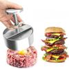Manual Hamburger Meat Patty Press Food Stainless Steel Burger Press Round Hamburger Patty DIY Meat Dumpling Kitchen Accessories
