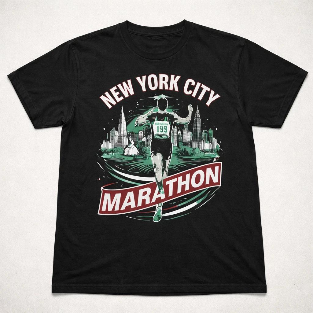 Vintage 90s Running Graphic T-Shirt Retro Race Art Tee Unisex S-3XL