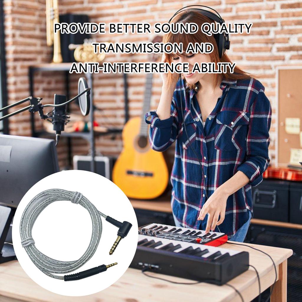 Высококачественный посеребренный аудиокабель для наушников HD598/599/558/518/569, сбалансированный разъем 4,4 мм для студийной установки