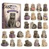 Advent Calendar for Kids Cat 2026, 24 Days 2D Acrylic Christmas Ornaments Countdown Calendar, Holiday Surprise Collectible Cute Pendants Tree
