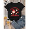 More Espresso Less Depresso Cartoon Coffee Cup Print T-shirt