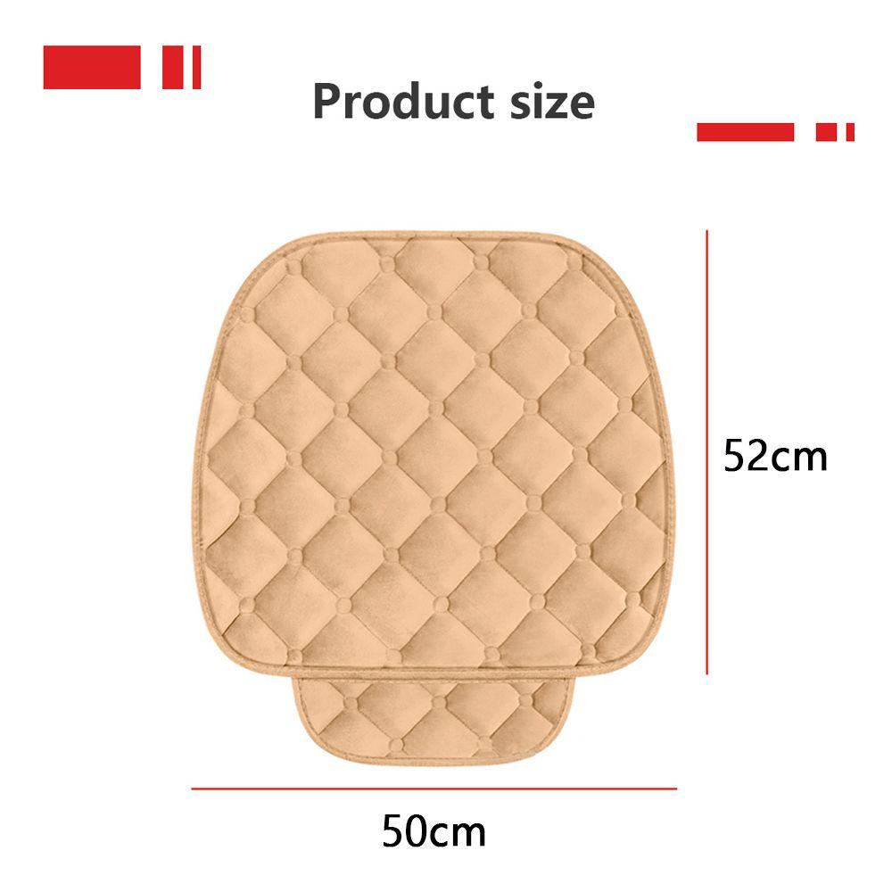 Pad For Car Interior Accessories Wool Plush Car Seat Cover Cushion Anti-slip Auto Protector