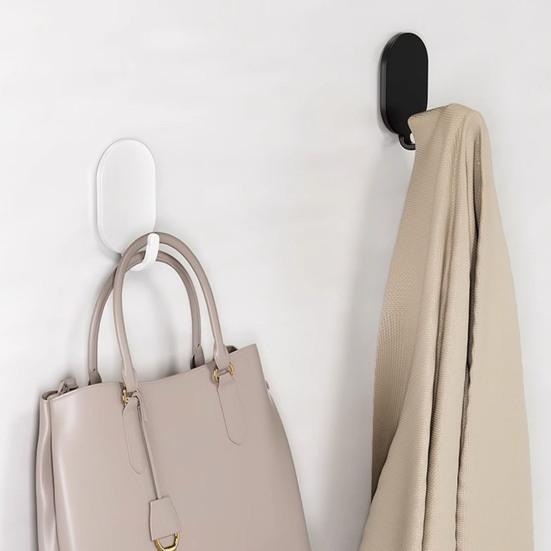 10 шт. настенных крючков, не требуется сверление, отличная липкость, органайзер для прачечной, грузоподъемность 11 фунтов