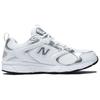 New Balance 408 Удобные Модные Прочные Дышащие Низкие Повседневные Кроссовки Унисекс Повседневная Обувь Белый Серебристый ML408WM