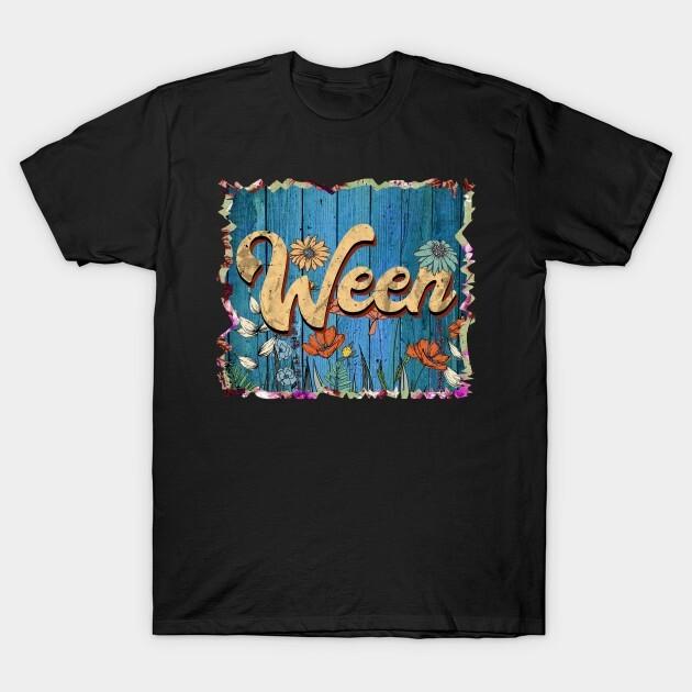 Retro Ween Name Flowers Limited Edition Classic Styles T-Shirt Short Sleeve All Unisex T-Shirt