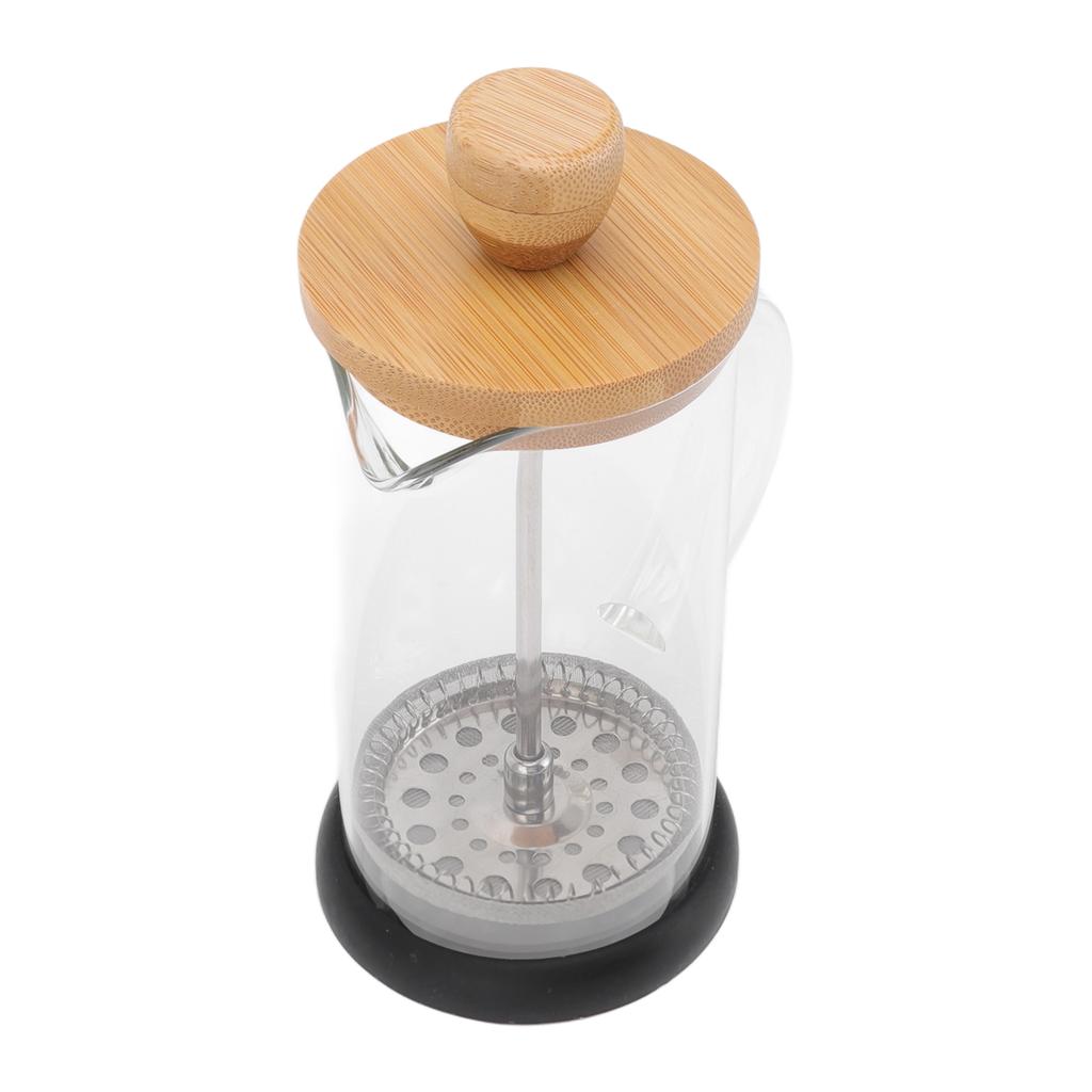 French Press Heat Resistant Hand Brewing Filter High Borosilicate Tea Coffee Brewer Pot for Office