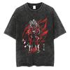 Dragon Ball Anime Print Fashion Oversized TShirt Hip Hop Streetwear Men Washed Vintage Tshirt Summer Casual Cotton T Shirt