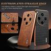 AZNS For Oppo Find X8 Ultra 5G Case Electroplating Crocodile Texture PU + TPU Phone Cover