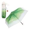 Folding Umbrella Traveling Cafe X Cream Soda Umbrella Mini Green 50cm Ladies Cherry Charm Ice Cream Shiny Retro Pure Cafe Stylish Cute Women Wpc.