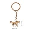 Animal Keychain Vintage Horse Pendant Keyring Bag, Purse Accessories Keychain Pendant