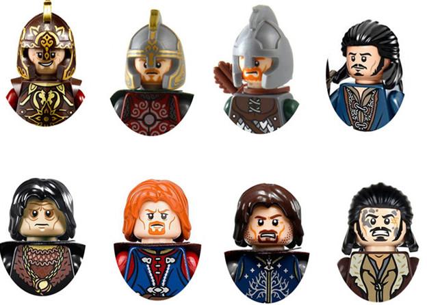 Military Building Blocks Solider Figures Movie Science Fiction Series Weapons Shield Knight Toys Gifts Medieval Mini Bricks MOC