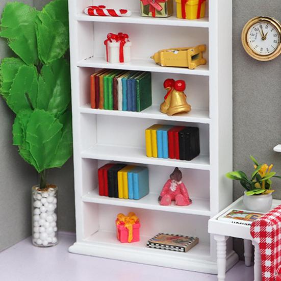 4 шт. 1:12 кукольных записных книжек, мини-компактная реалистичная бумажная миниатюрная маленькая модель ноутбука, макет сцены