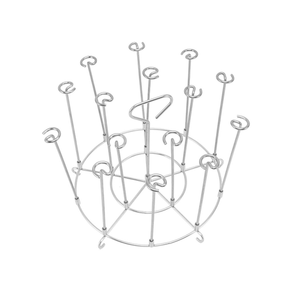 Skewer Stand Racks Stainless Steel Grilling Skewer Stand for Ninja Foodi Fryer 8QT