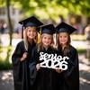 Украшение на выпускной 2026 года Знак 'Выпускник 2026' Украшения для выпускного Класс 2026 Фотобутафория Стол для выпускного для выпускников