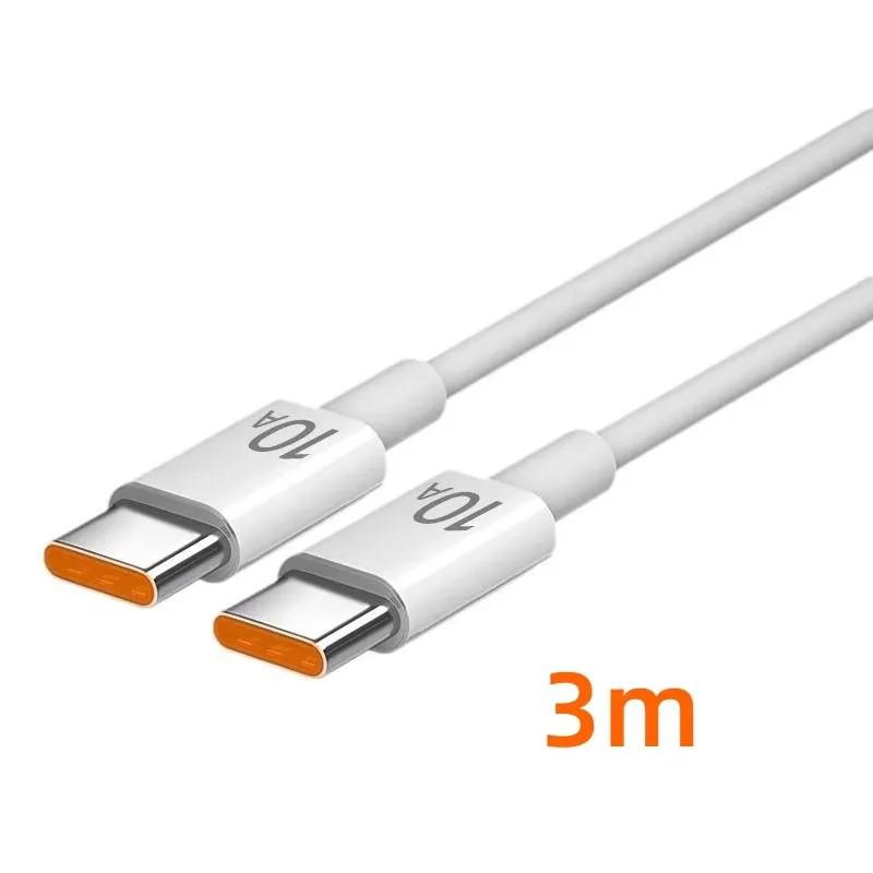 10A 120W сверхбыстрый зарядный USB-кабель типа C для iPhone 16 15 Huawei P60 P50 USB-кабель C для передачи данных шнур для Xiaomi Samsung Poco Redmi