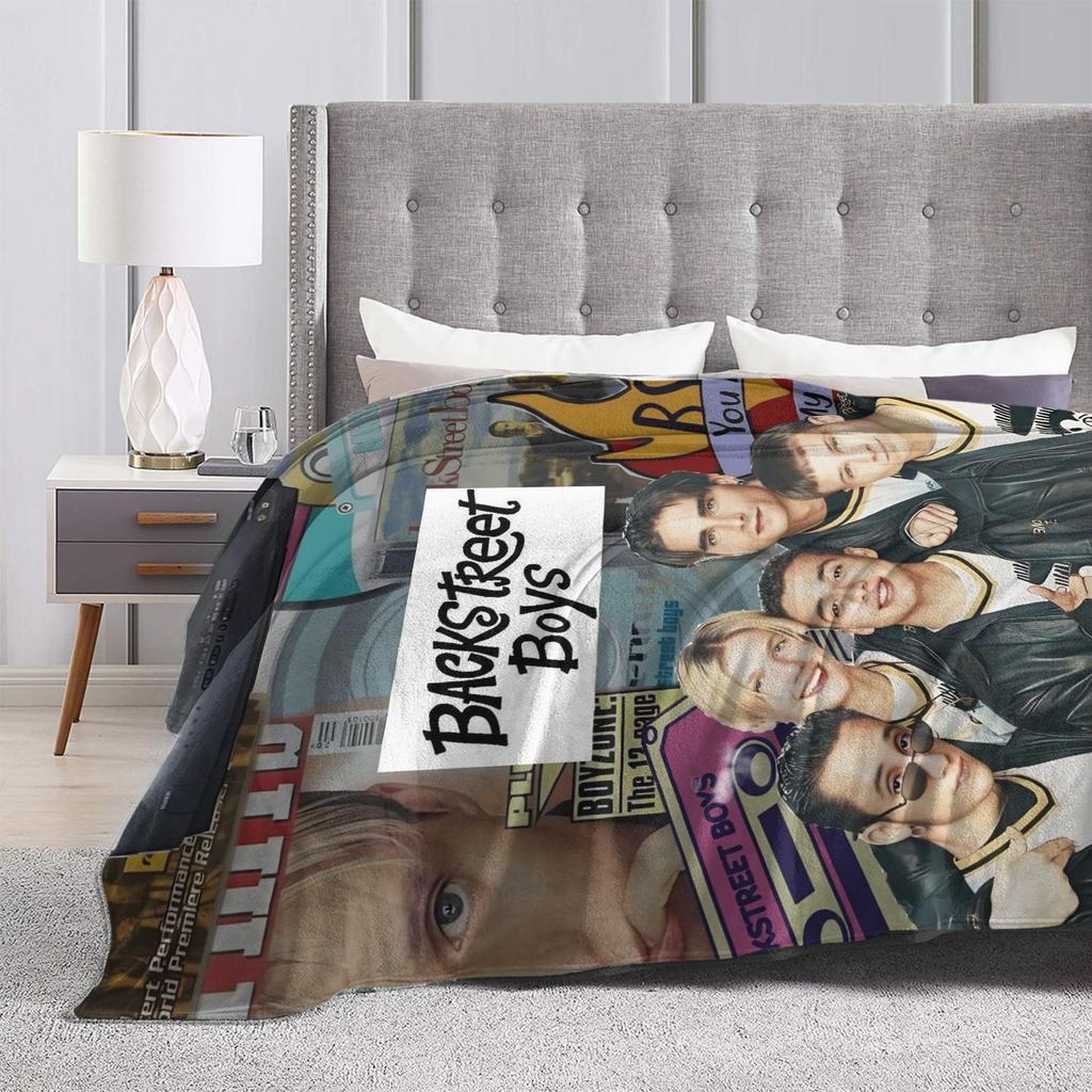 Плед BSB Backstreet Boys Теплый Мягкий Забавный Плюшевый Плед для Спальни Пикника Фланелевая Постельная Покрывало Покрывало на Кровать