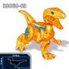 28CM Crystal Jurassic Dinosaur World Zoo Tyrannosaurus Building Blocks Children's Toy Gift
