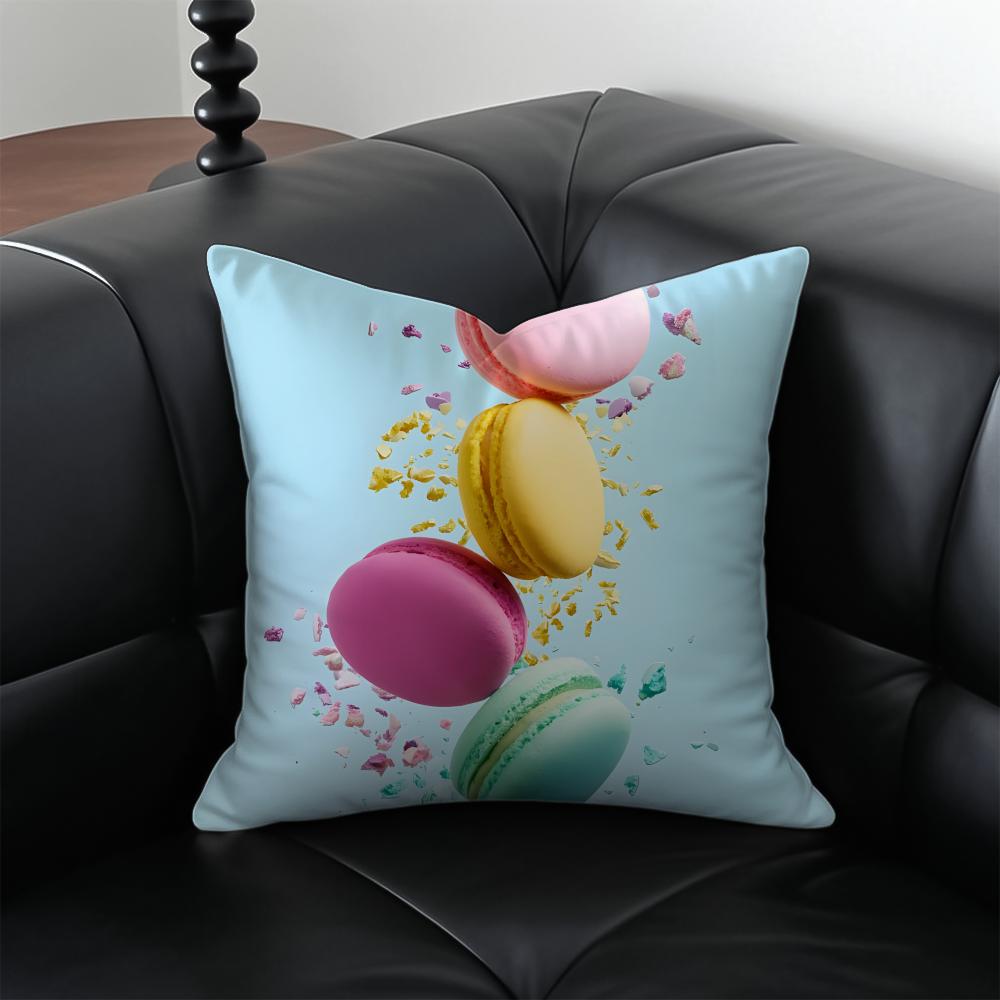 Ukiyoe Ocean Wave Pillow Japanese Style Cushion Cover Pillow Case Antidustmite Invisible zipper silky plush cushion