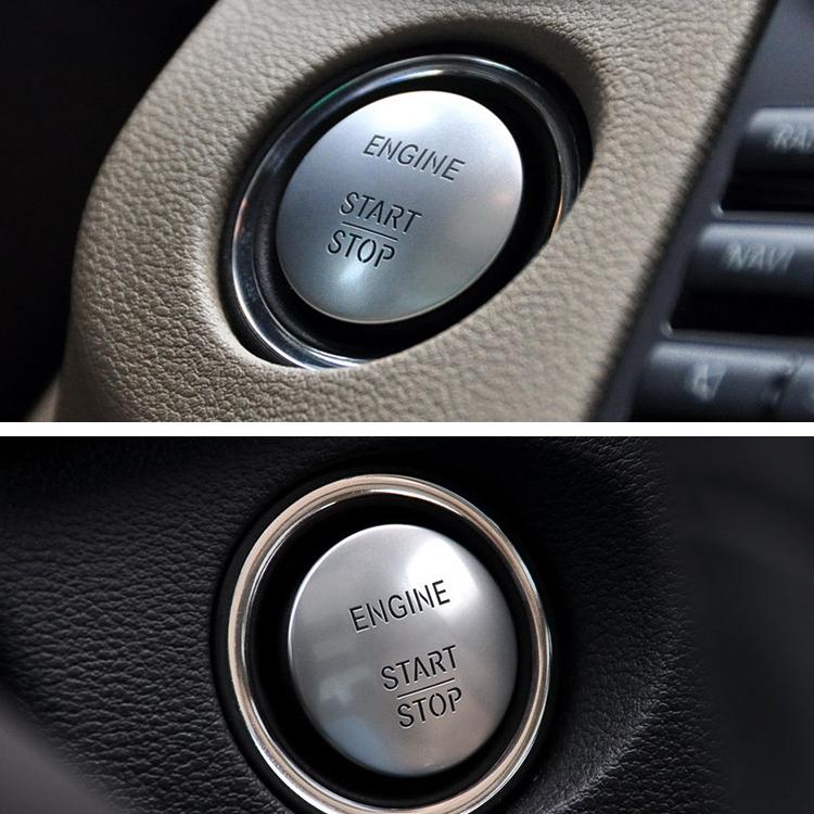 Кнопка запуска и остановки двигателя без ключа 2215450714 серебристая для Mercedes-Benz W164 W205 W221 W176 W166
