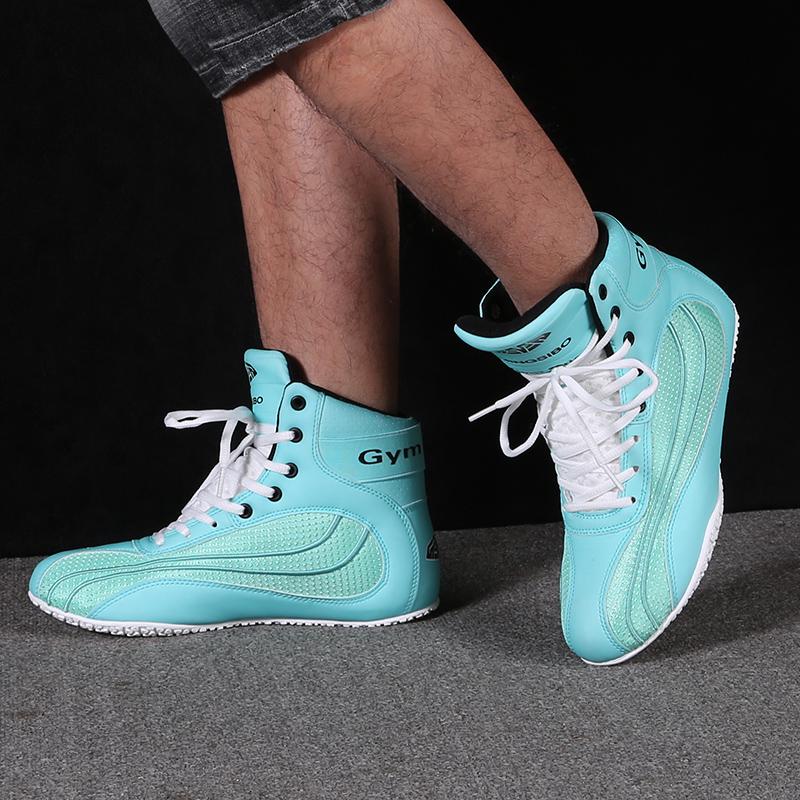 New Wrestling Shoes Men Boxing Shoes Women Light Weight Wrestling Footwears Mens Sneakers Squat Flats Size 36-46