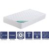 Mattress 140x190 X 21 Cm - Firm - Aertech+ 35 Kg-m3 HR Latest Generation - Very Breathable
